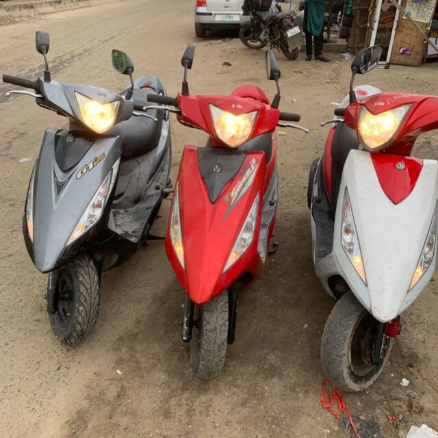 China used scooter bike for sale at Ladipo