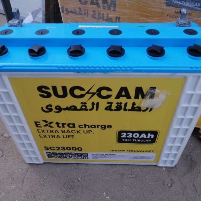 Su cam Solar Tubular batteries for sale in alaba international market