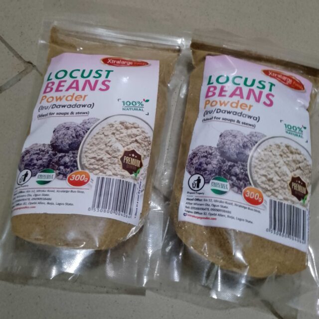 Locust beans powder for soup and stew