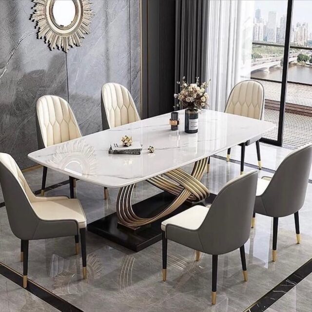 Finding table with 6 seag of chair for sale in alaba international market