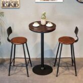 Wooden bar stool and table for sale in alaba international market