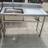 Single bowl sink with side for sale in alaba international market