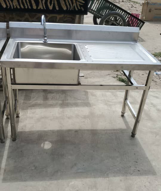 Single bowl sink with side for sale in alaba international market