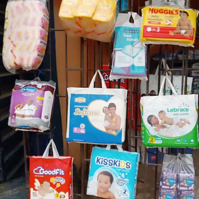 All types of diapers for sale