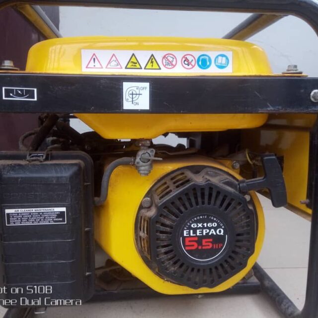 Used Elepaq generator for sale at ikorodu