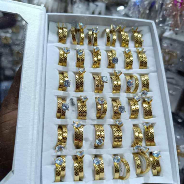 Whole Sales Gold GL Wedding Ring for sale at Ikeja