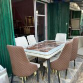 Unique quality marble dining set For sale at ojoalaba