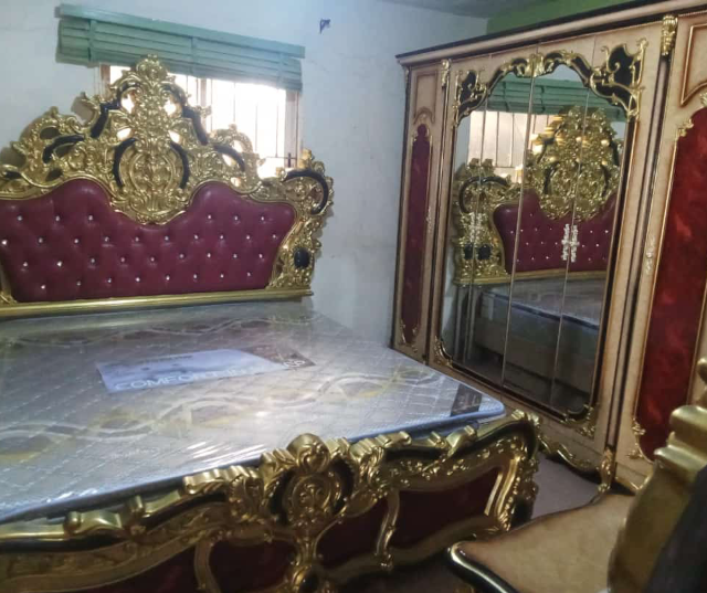 Royal Bed and Wordrop for sale at ojo alaba