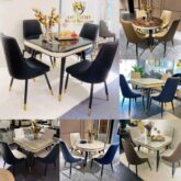 Unique quality marble dining set For sale at ojoalaba