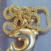 22 Karat gold chain and pendant for sale at Gbagada