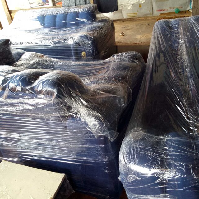 Blue velvet fabric furniture for sale