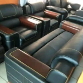 Complete Leather Sofa for sale at ojo alaba