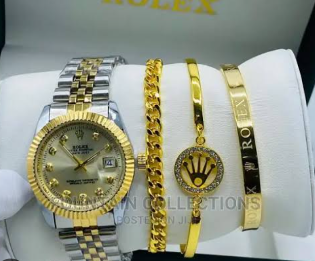 Hand wrist watch and bangles for sale at Kosofe Lagos