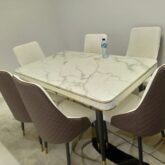 Unique quality marble dining set For sale at ojoalaba