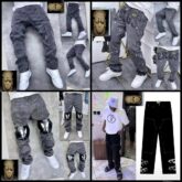 Different kinds of men’s jeans trousers for sale at Ikorodu Lagos