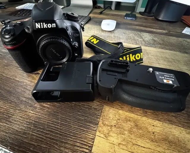 Neat Nikon D610 camera with lens