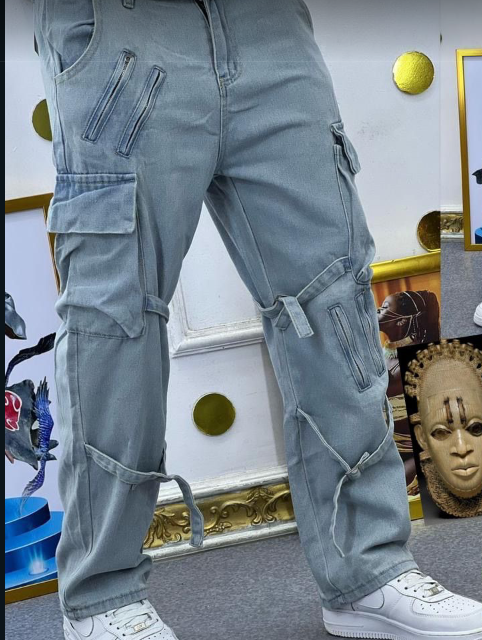 Different designs of Baggy jeans for Men for sale at mushin Lagos