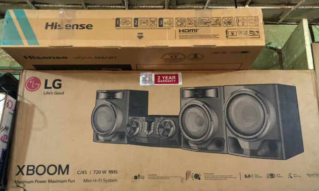 Multimedia speaker system for sale at mushin Lagos