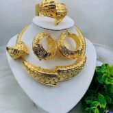 Original Gold whole set jewelry for sale at Oshodi market