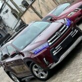 Toyota Highlander Hybrid Burgundy for sale at Mushin