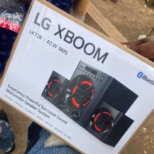 Multimedia speaker system for sale at mushin Lagos