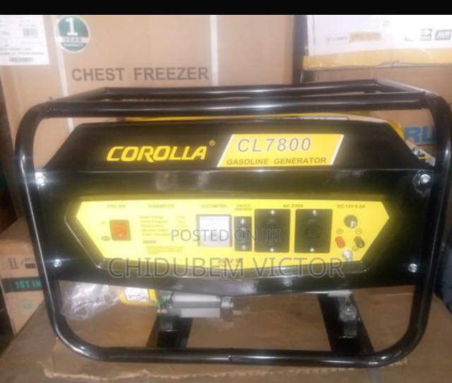 Corolla gasoline generator Cl7800 2.8kva