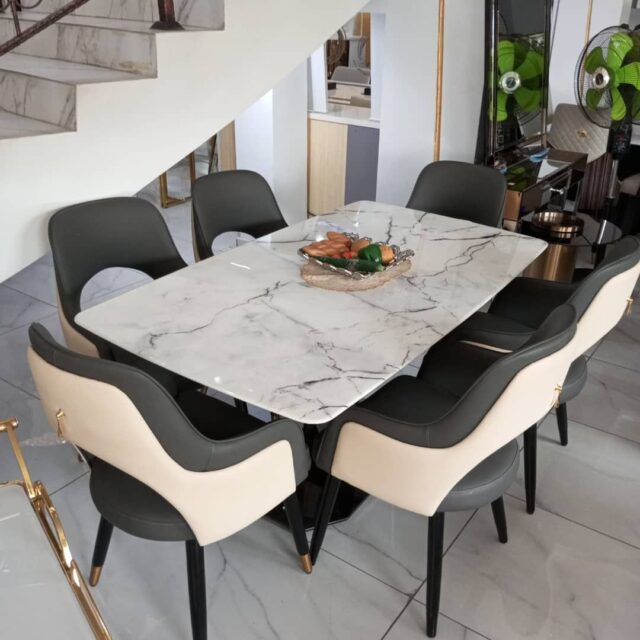 Marble Made Dining Set for sale at ojoalaba