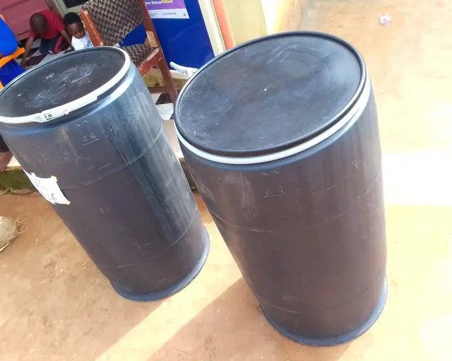 Giant Plastic Drum for sale at Kosofe