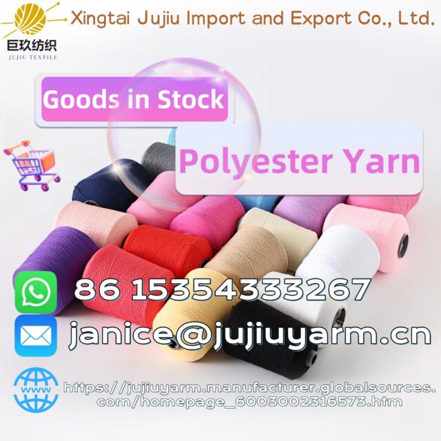 High Tenacity Colorful Polyester Yarn 30D~1200D Whatsapp: +86 15354333267