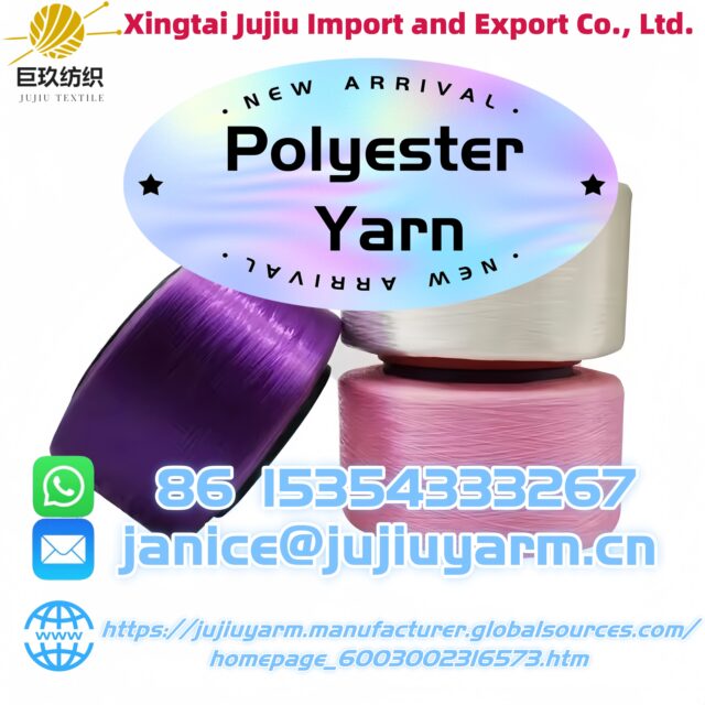 High Tenacity Colorful Polyester Yarn 30D~1200D Whatsapp: +86 15354333267